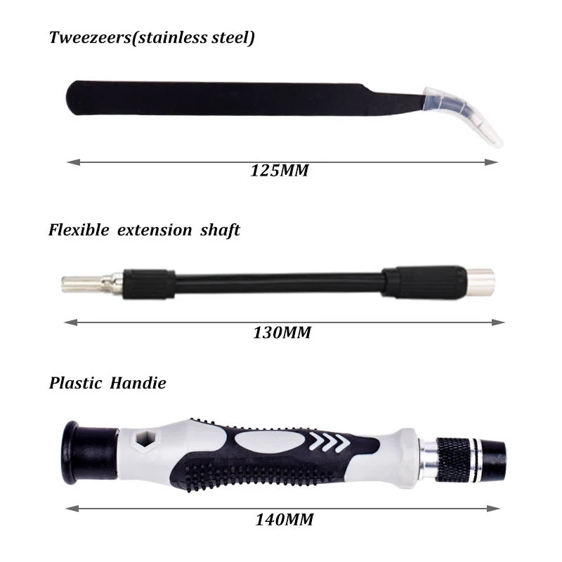 

Precision Screwdriver Set Multi-Function Screwdriver Set Screw Disassemble Repair Tool for Watch Phone Hogard
