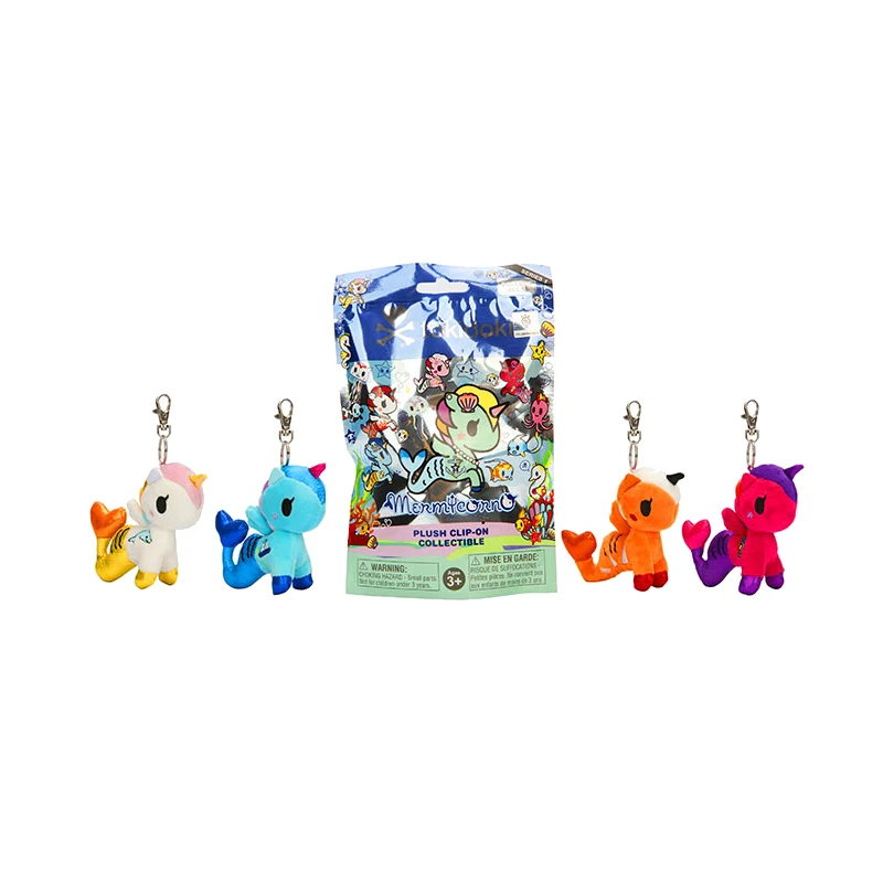 Оригинальный Tokidoki Единорог Русалка милый мультяшный мягкий плюшевый кулон сумка