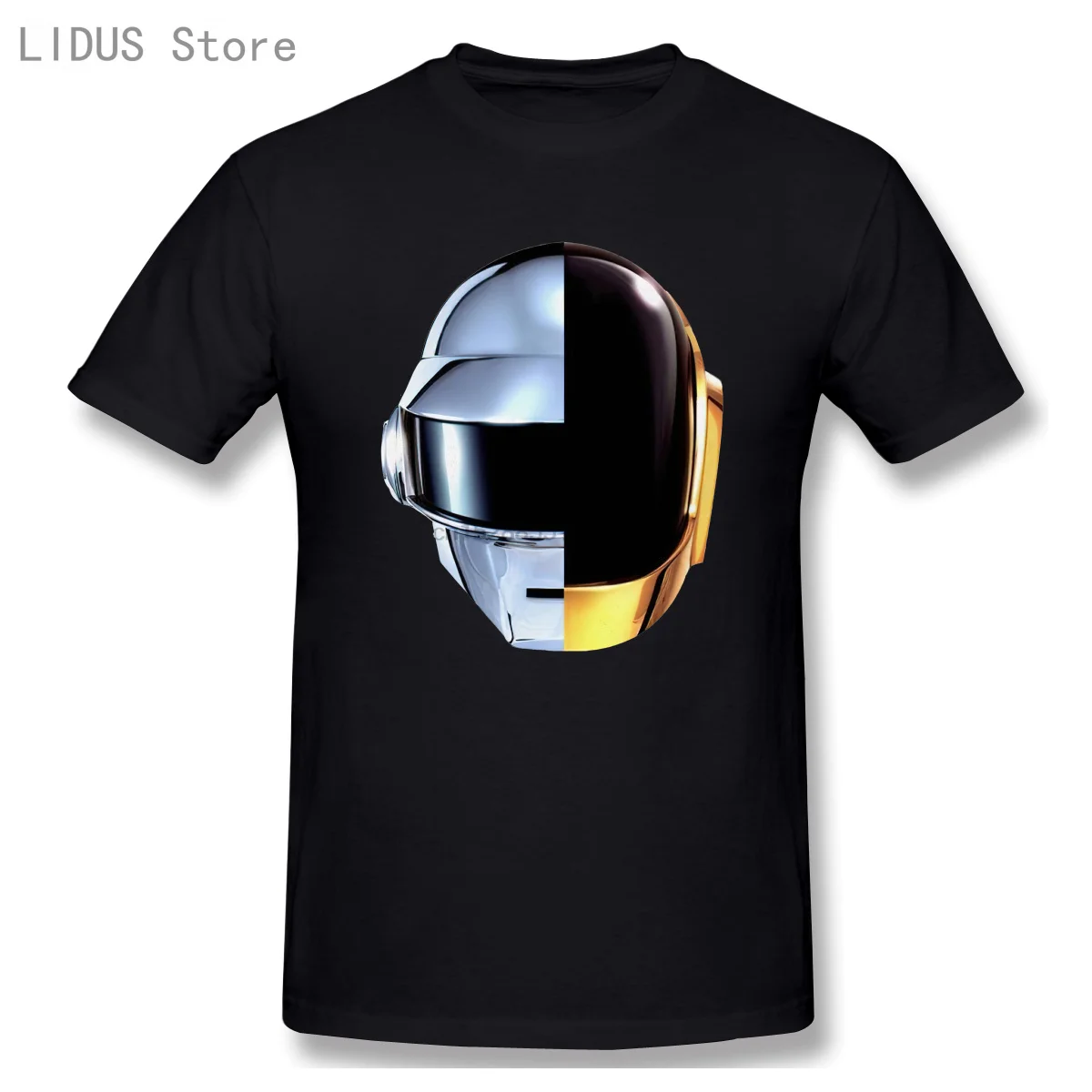 

T-shirt Homme Blanc - Daft Punk Casque Harder Better Faster Stronger Musique Tee Shirt Mens 2019 New Tee Shirts Printing