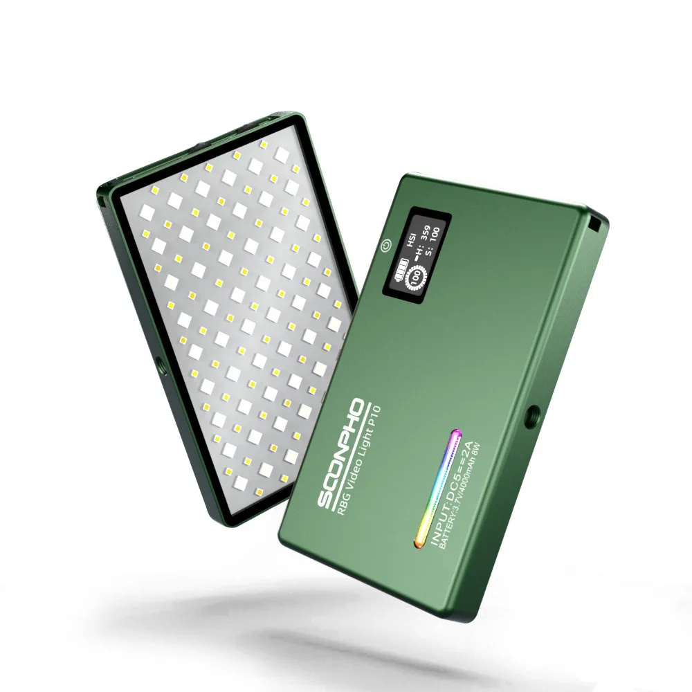 Sonopho P10 Светодиодные огни RGB лампа Фотографическое освещение для фотостудии Свет
