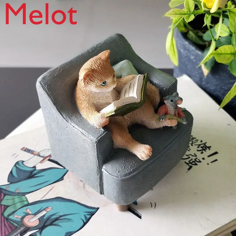 

Creative Cat Decoration Personality Clock Decorative Simulation Animal Cute Birthday Gift