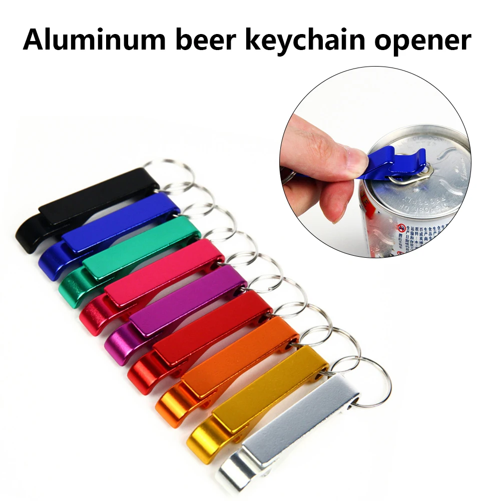 Креативные многофункциональные алюминиевые переносные пивные открывалки для