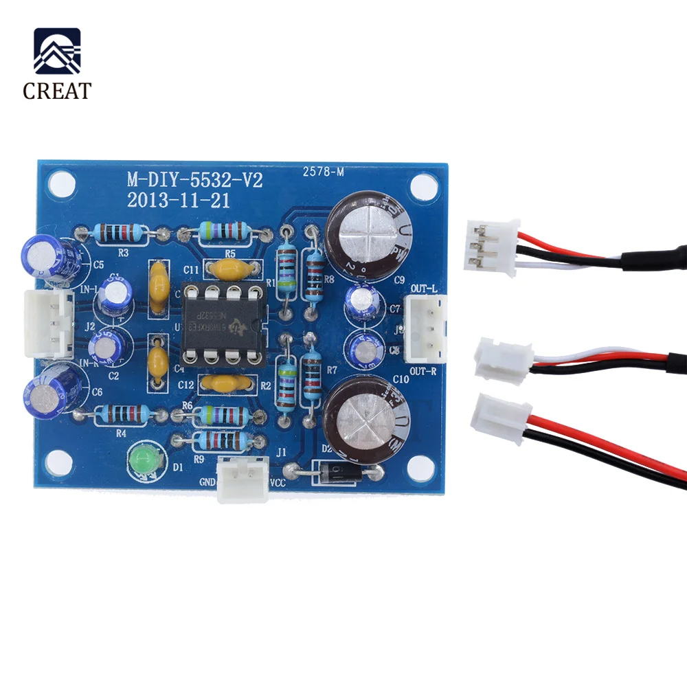 Стереоусилитель для Arduino NE5532 | Электронные компоненты и принадлежности
