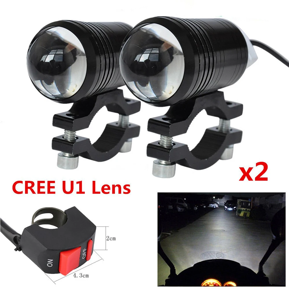 

Универсальные Передние фары s, аксессуары для дневных ходосветильник огней, 2 шт., серебристый алюминиевый сплав светодиодный ные фары s, суп...