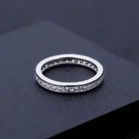 Moissanite Antique Scroll Wedding Ring 5