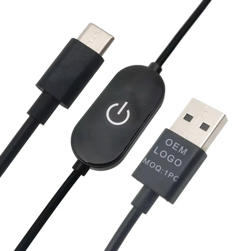 

ANNXIN Touch Light Switch USB to Type C Switch Touch Cable