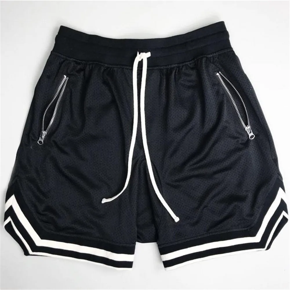 

Basketball Sports Five Shorts Black Red White Anti-Pilling Breathable Quick-drying Loose Fitness Basketball Five Shorts M-XXL