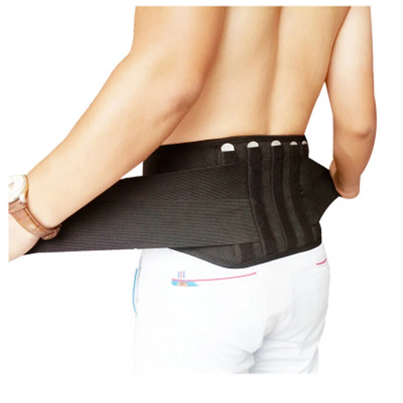 Спортивный пояс для взрослых самонагревающийся со стальной пластиной