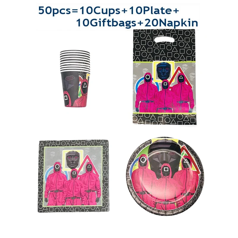 50 шт. детские игрушки для вечевечерние в виде мультяшного кальмара | Дом и сад