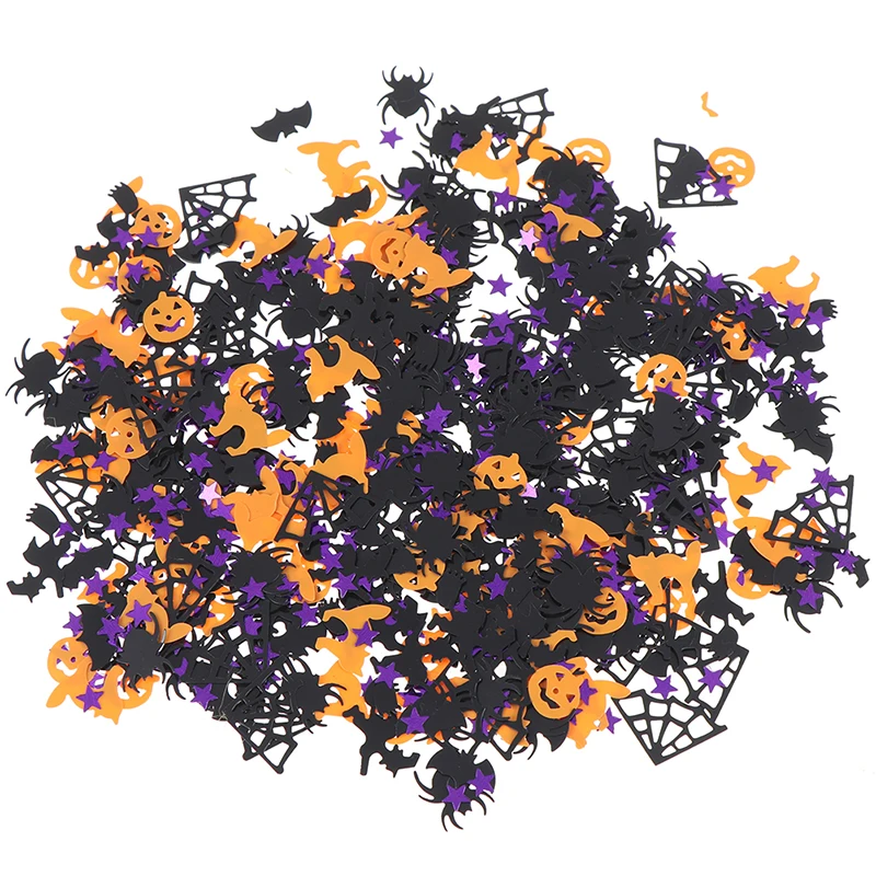 15 г фестиваль вечерние Украшение стола Конфетти Для Хэллоуина с тыквой паук веб