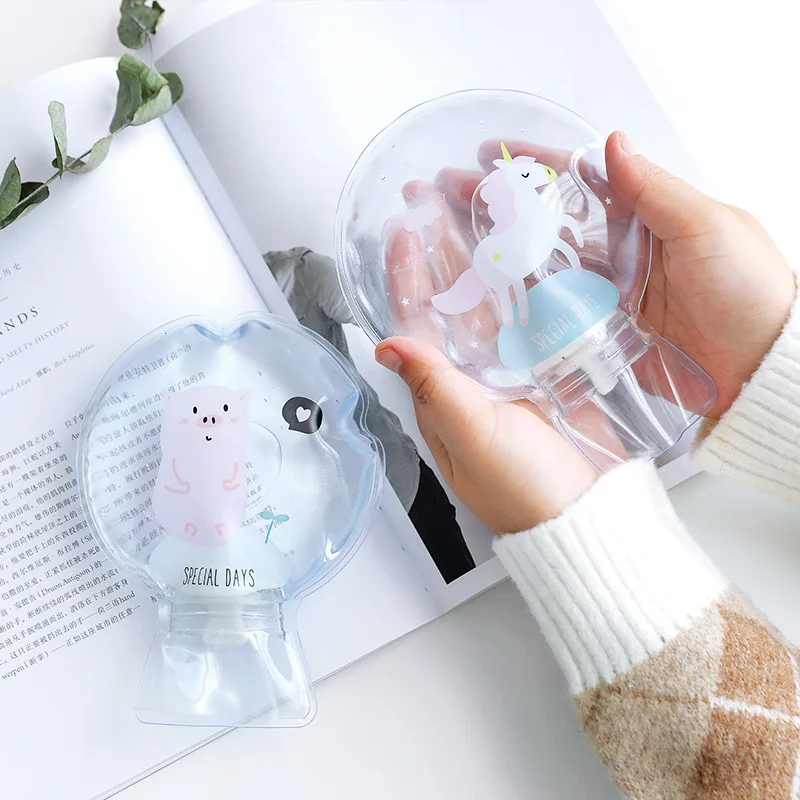 2351 мультяшная прозрачная Портативная сумка для орошения теплая ручная воды дома