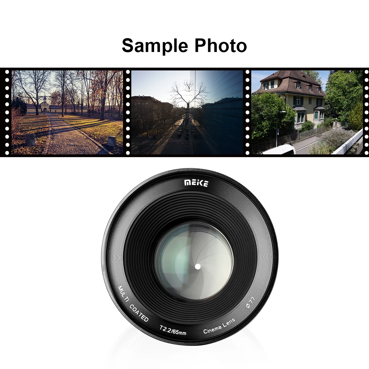 Meike 65 мм T2.2 ручной фокус с низким искажением Prime 4K Cine объектив для Olympus Panasonic M43/для