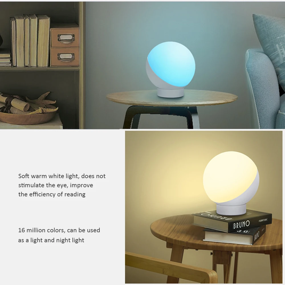 Для Amazon Alexa Google Ecopoint Assistant умная домашняя лампа, для семьи/развлечений, смарт-лампочка WiFi Smart Eye настольная лампа