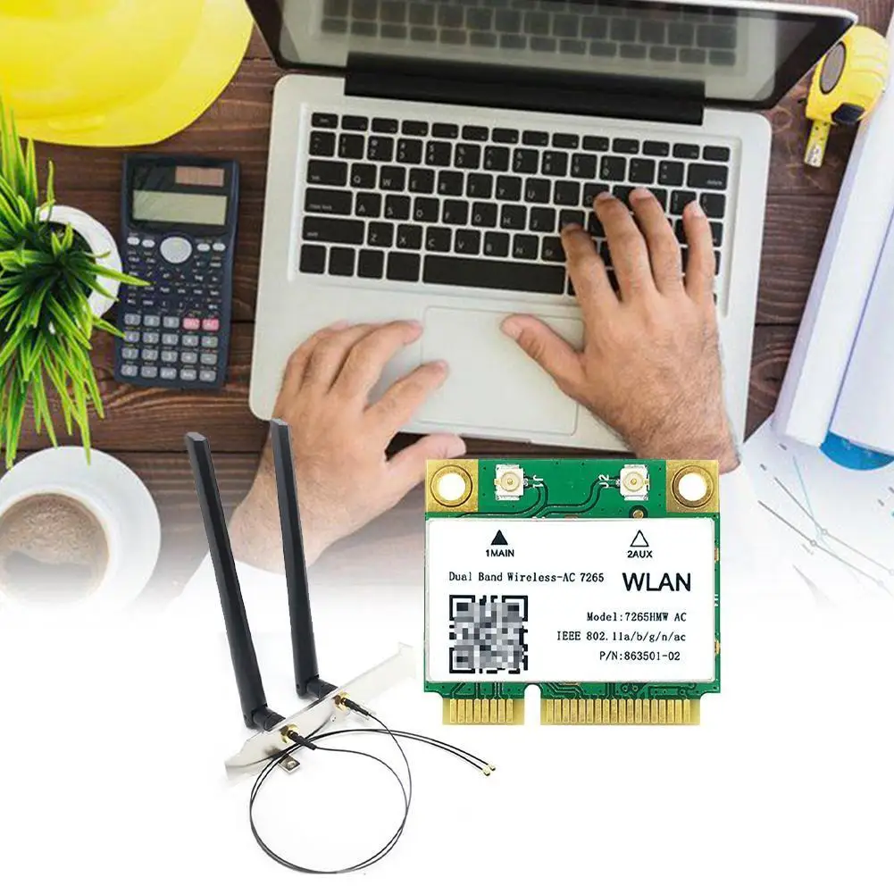 

8265hmw Ac 5g Dual Frequency Built-in Gigabit Wireless Network Card 1200m 4.2 Bluetooth-compatible Wireless Network Card Set