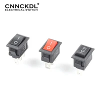 10 pcslot kcd11 3 pin 10x15mm snap in push button switch 3a250v mini spst 23 position boat rocker power switches