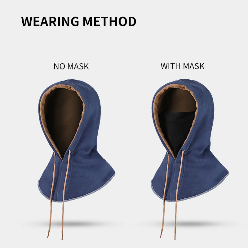 Copozz зимняя Флисовая теплая Лыжная маска для велоспорта сноуборда на половину