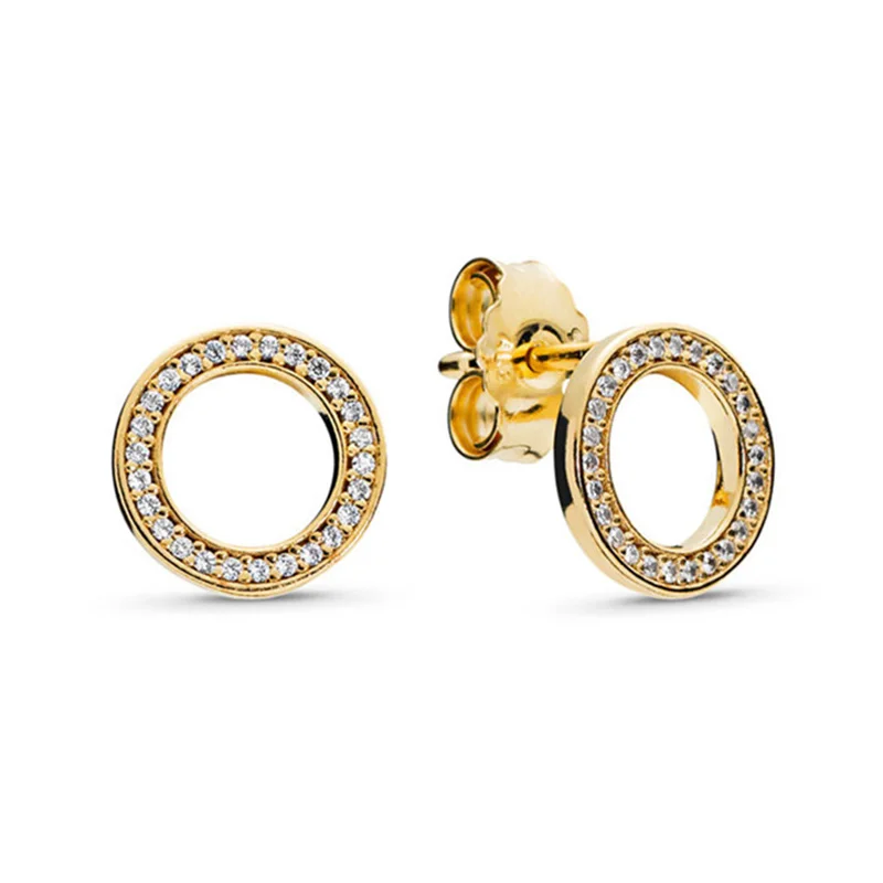 Gold Boosbiy роскошные женские серьги-гвоздики с Микки и Минни из мультфильма Элегантные Изящные серьги Новинка/ювелирные изделия брендовые серьги - Окраска металла: Gold