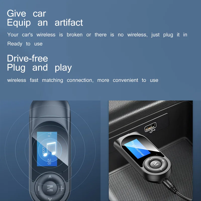 2020 Многофункциональный ЖК-экран Bluetooth приемник передатчик 3 5 мм аудио ПК адаптер