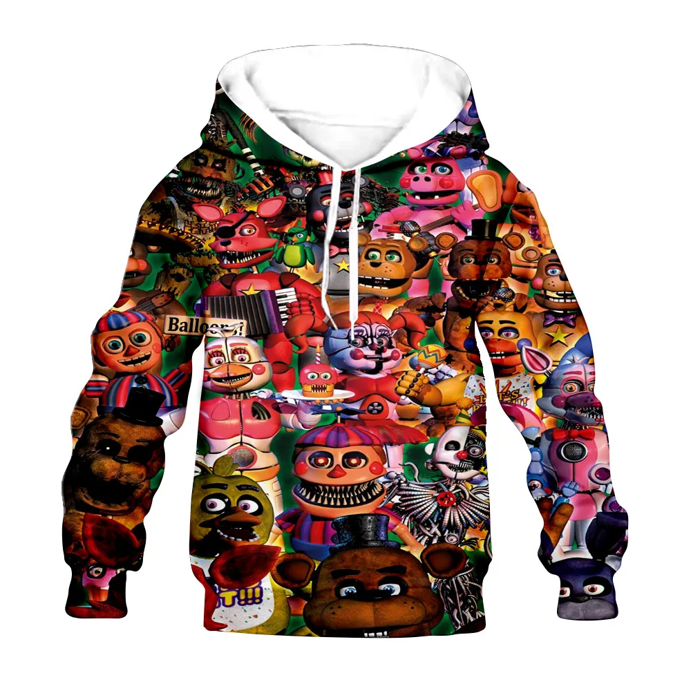 Футболка с принтом пять ночей Фредди Детские Объёмный рисунок (3D принт)