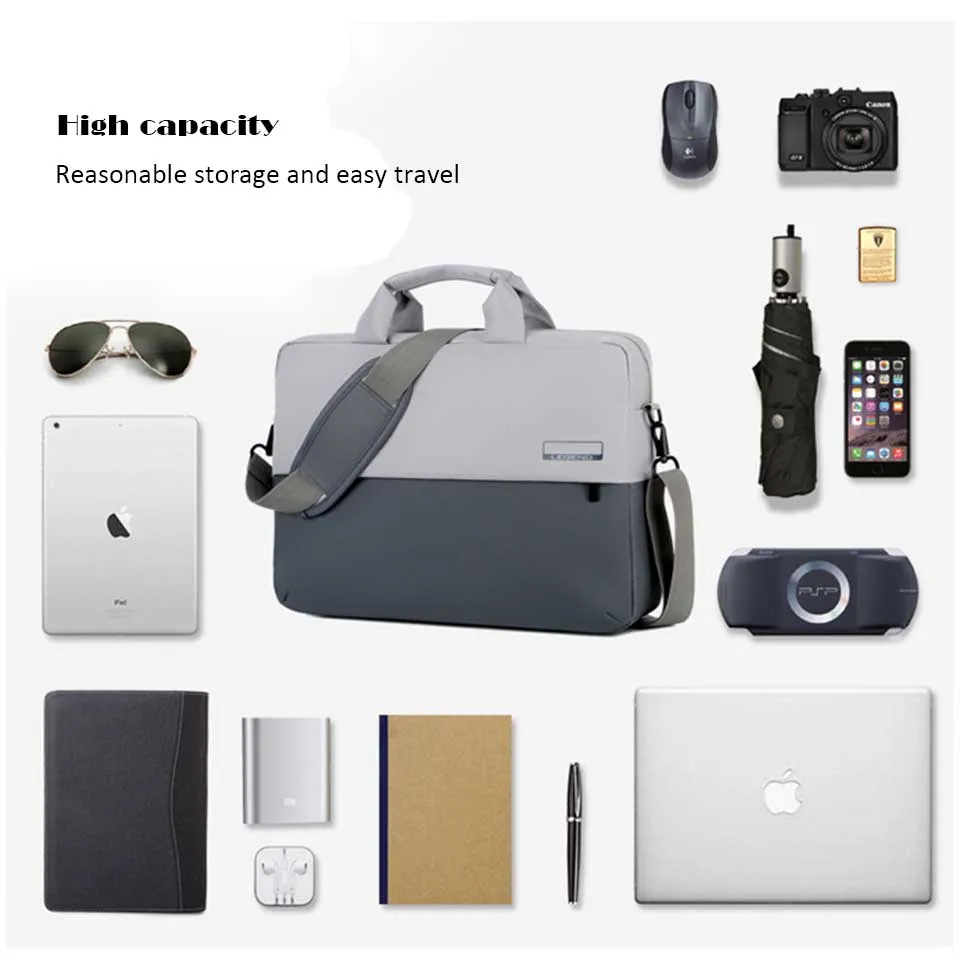 Сумка для ноутбука 13 3 14 15 6 дюймов водонепроницаемая сумка macbook air pro через плечо