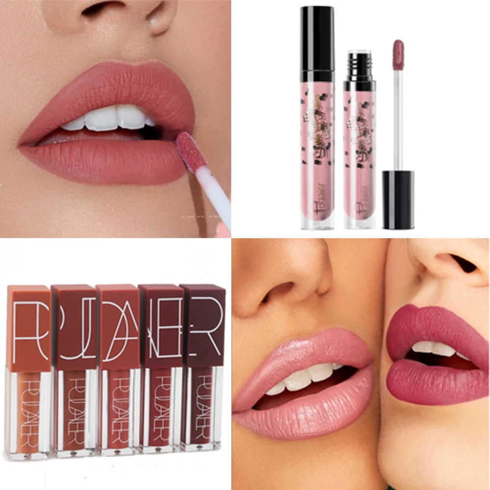 Модный матовый Велет губная помада длительная для губ Макияж жидкий набор из
