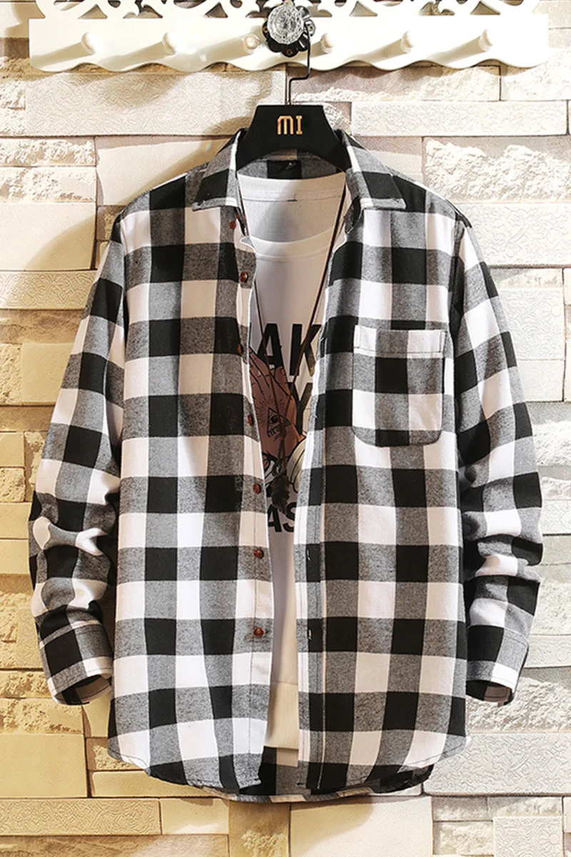 Новая летняя мода Chemise Homme мужские рубашки в клетку с коротким рукавом рубашка