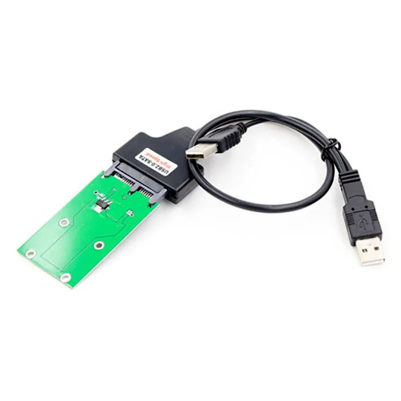 Мини Pcie MSata SSD до 1 8 дюймов Micro Sata адаптер карта + USB кабель 7Pin 9Pin на Mini Pcie|Жёсткие