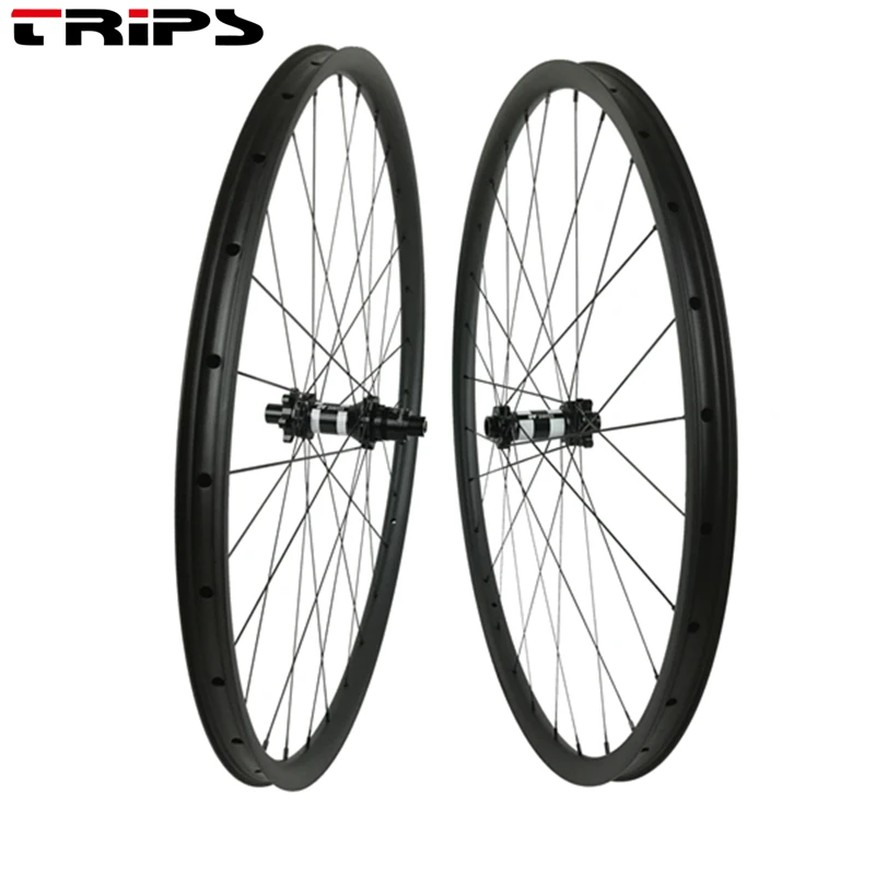 29er MTB колеса для велосипеда бескамерные 32 мм ширина углерод XC обод 29 дюймов AM