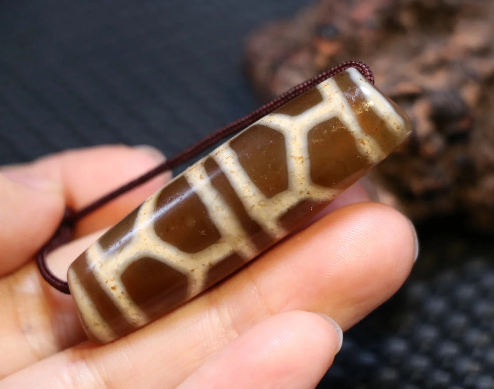 

LKbrother Talisman Treasure Ultra Energy тибетская старая агатная черепаховая раковина долговечность бусины дзи с широкими отверстиями подвеска Totem