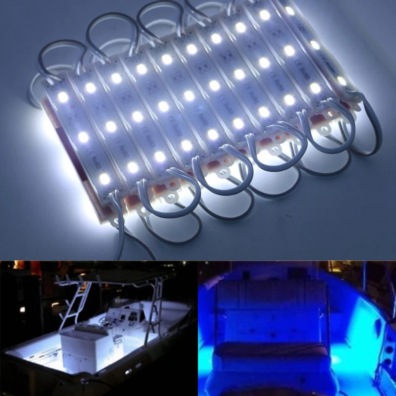 SPLEVISI 10x Новая морская большая теплая белая синяя 12 вольт