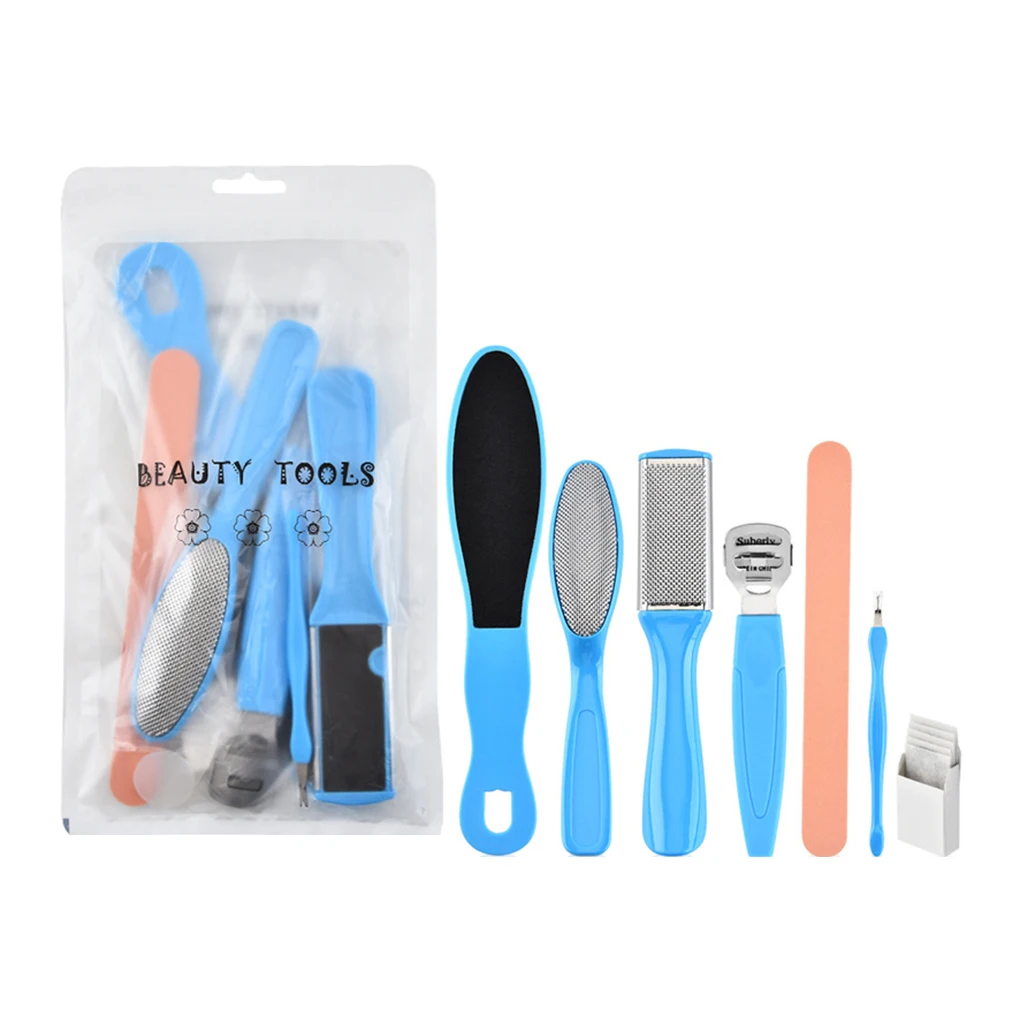 

8 шт./компл., профессиональные инструменты для педикюра, отшелушивающие, предотвращающие появление омертвевшей кожи, маникюрный набор для у...