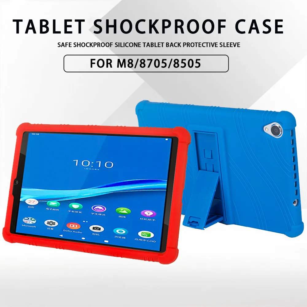 

SZOXBY For Tablet Case For Lenovo Tab M8 TB-8505F TB-8505X TB-8506F Safe Shockproof Silicone Cover M8 Tablet Protective Sleeve