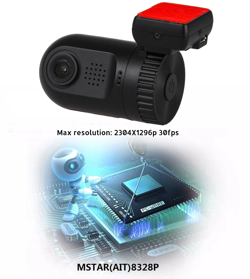Conkim Автомобильная камера Full HD 1296P видеорегистратор ADAS LDWS Pro конденсатор