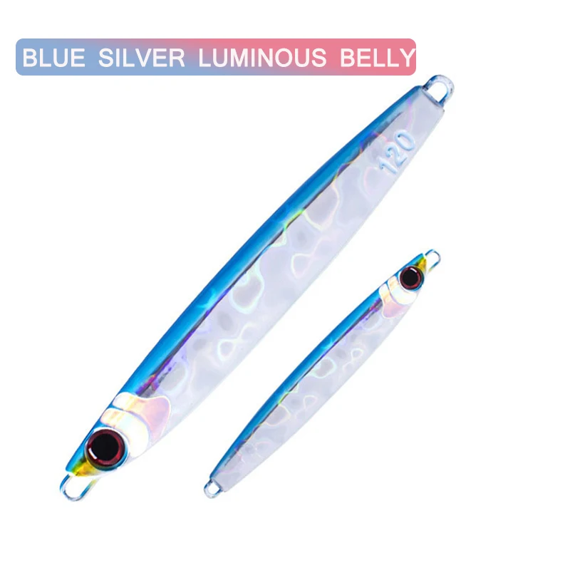 

3PCS Metal Jig 120g160g Lead Lure Glow Luminous Fishing Lure Imported From Japan VIB Artificial Hard Bait Pesca Fishing Tackle
