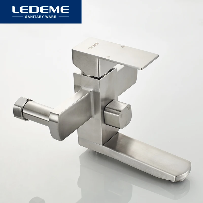 Смеситель для душа LEDEME L72433 поворотный излив Водопад кран ванны L72433|Смесители