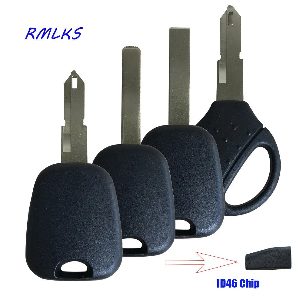 Запасной ключ транспондер Автомобильный ID46 чиповый для Peugeot 106 107 307 206 207 306 406 Citroen C2