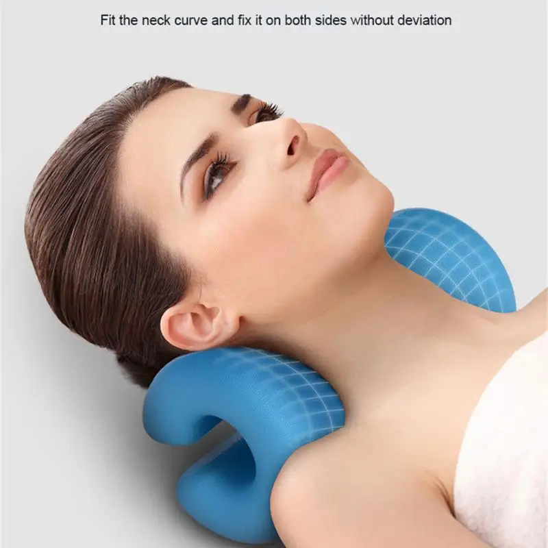 Массажная подушка для релаксации шеи термопластичный эластомер расслабляющий
