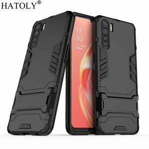 hatoly for armor case oppo f15 cases oppo a91 shockproof robot silicone rubber hard back phone cover for oppo f15 covers 6 4 free global shipping