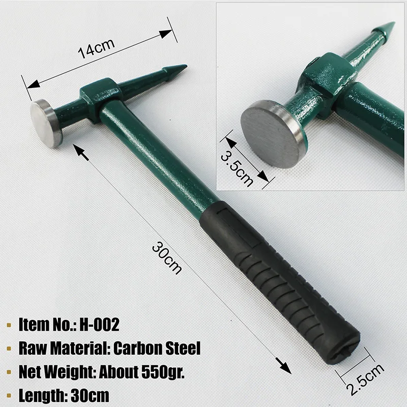 

car body repair Panel beating hammer with sharp tip