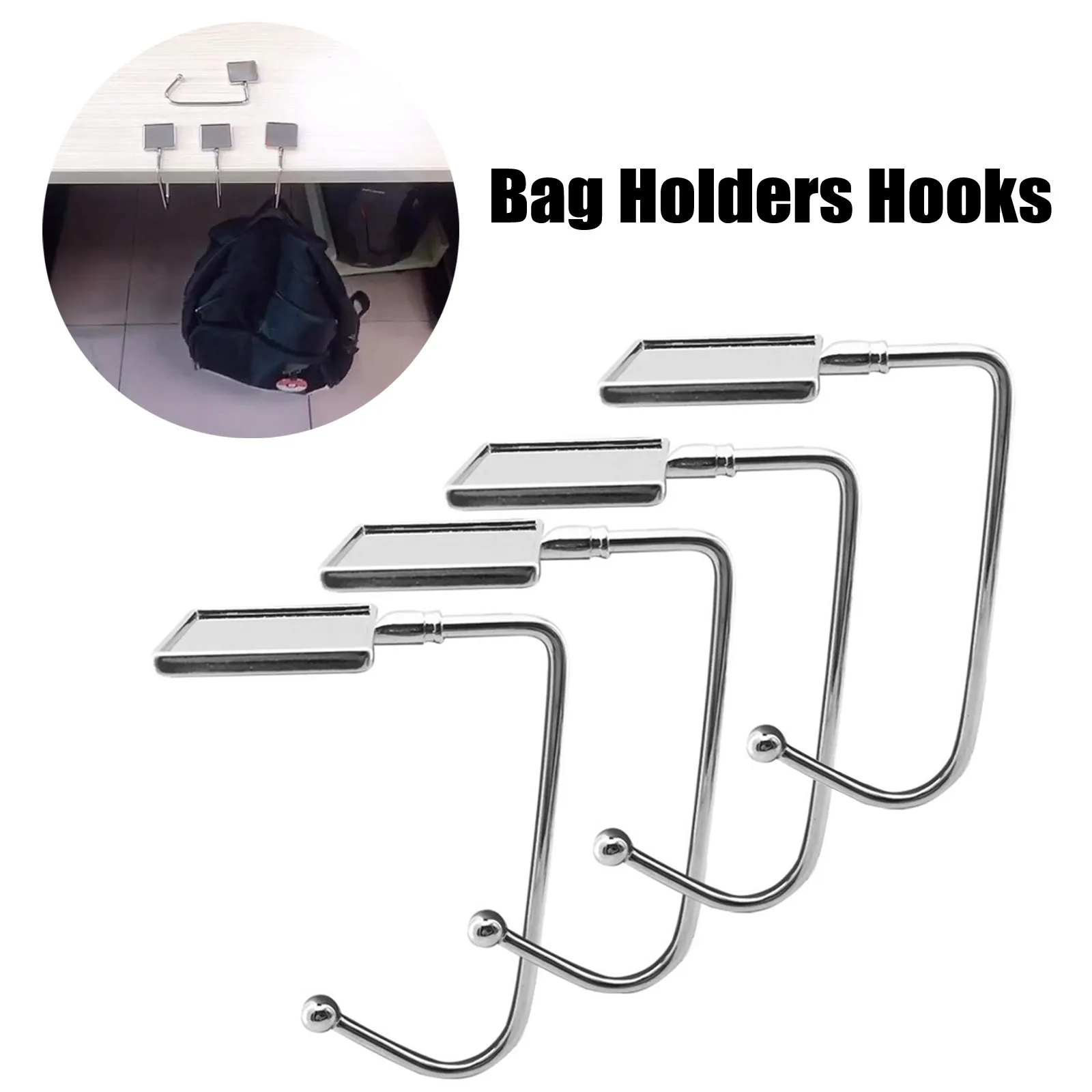 

4PCS Safety Hang Grip Holders Hooks For Christmas Stocking Gift Bag Home Holiday Xmas Party Decoration Supplies navidad FN50