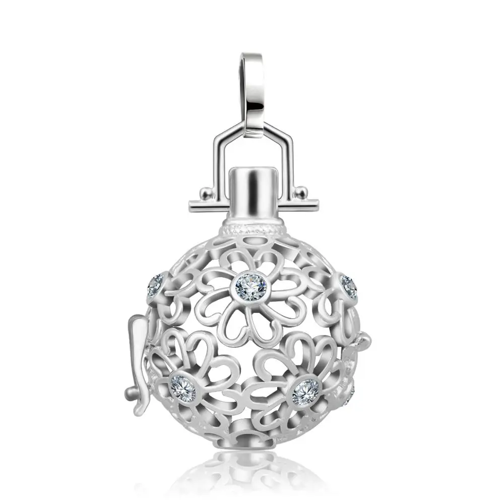 Юдора гармония шар кристалл цветок ангел звонящий бола клетка кулон 20 мм юдора