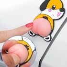 3D Анти-столкновение клей личность патч эластичный смешной большой приклад анти царапины стикер Дверь гвардии Зеркало стикер s автомобильные аксессуары