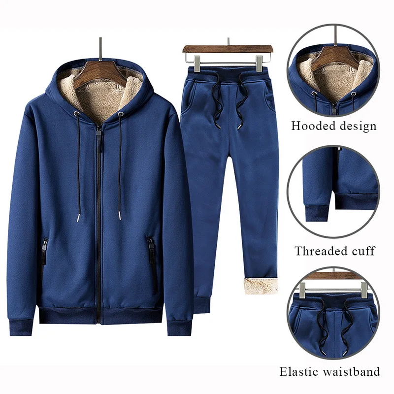 2019 новый спортивный костюм для мужчин Для модные прошитой подошве теплые зимние