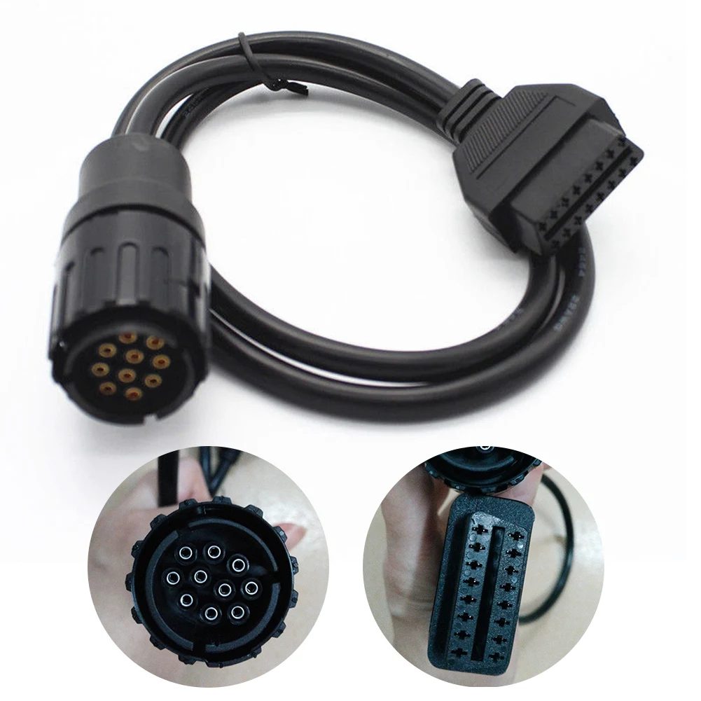 

10 PIN Cable ICOM D Breakdown Diagnostic Motorcycle Accessories Easy To Use Adapter Professional OBD2