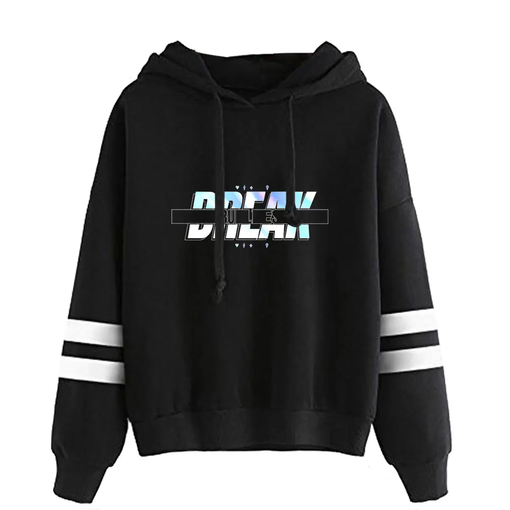 

Game Song Kda The Baddest Parallel Bars Hoodie men/women's Sweatshirts Casual Spring Autumn Winter Letter Hooded Oversized tops
