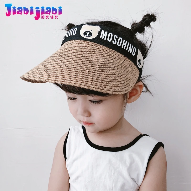 Соломенная шляпа в семейном стиле для взрослых и детей летняя маленьких девочек