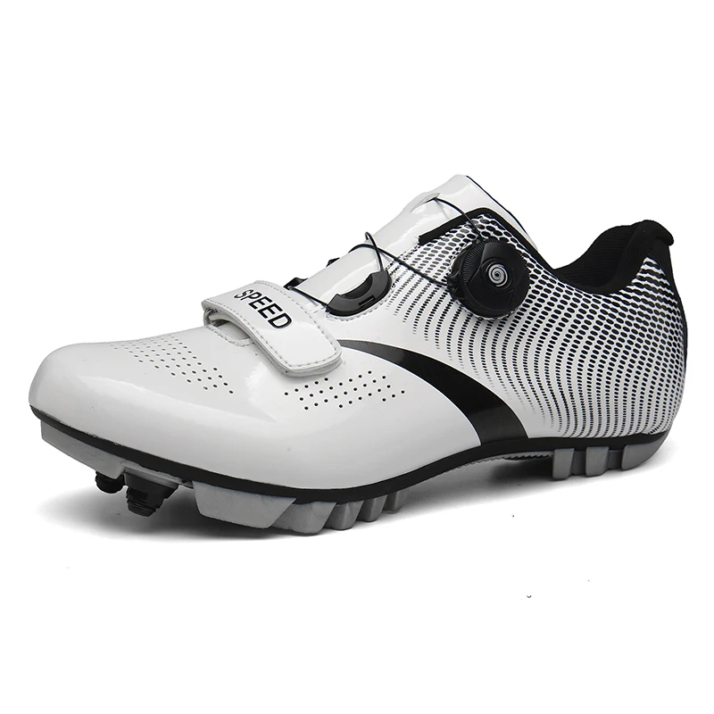 

CFDiseno 2021 MTB Cycling Shoes Men Road Bike Shoes sapatilha ciclismo Self-locking Cleat Pedal Men Outdoor Breathable Bike Shoe