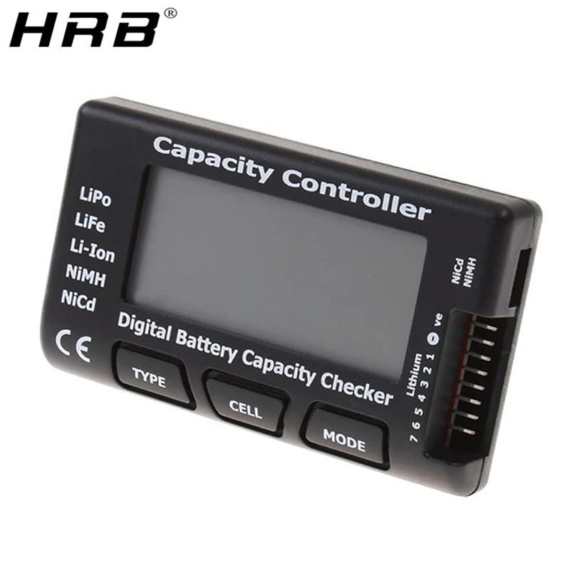 Цифровой тестер емкости напряжения 1 7S Контролер балансировки ячейки для LiPo LiFe Li