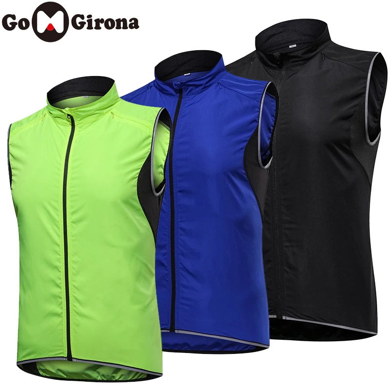 Мужская Светоотражающая жилетка без рукавов для бега велосипедная куртка MTB