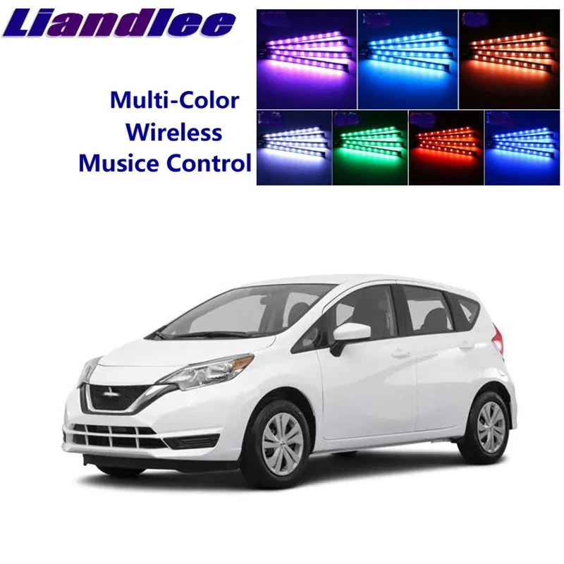 LiandLee для NissanVersa 2011 ~ 2015 интерьерная подставка для автомобиля, акцент на сиденье, музыкальный ритм, окружающий свет